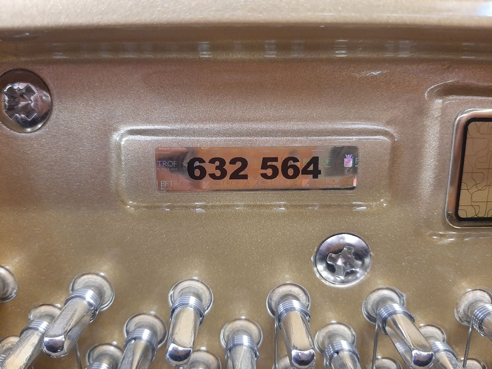 Petrof P 131 M1 zwart polyesterlak - Afbeelding 5