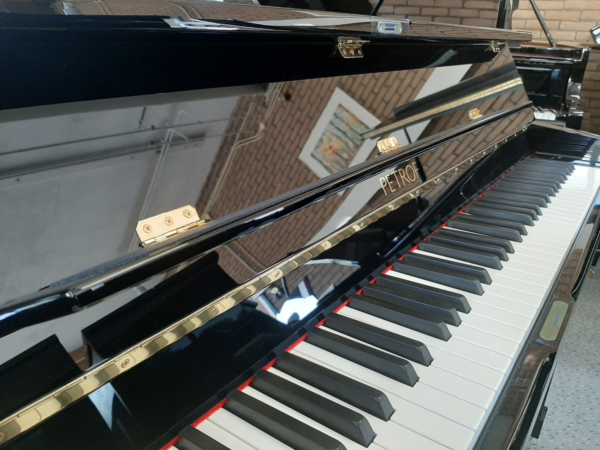 Petrof P 131 M1 zwart polyesterlak - Afbeelding 4