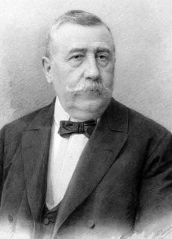 Portret van Antonín Petrof, oprichter van Petrof